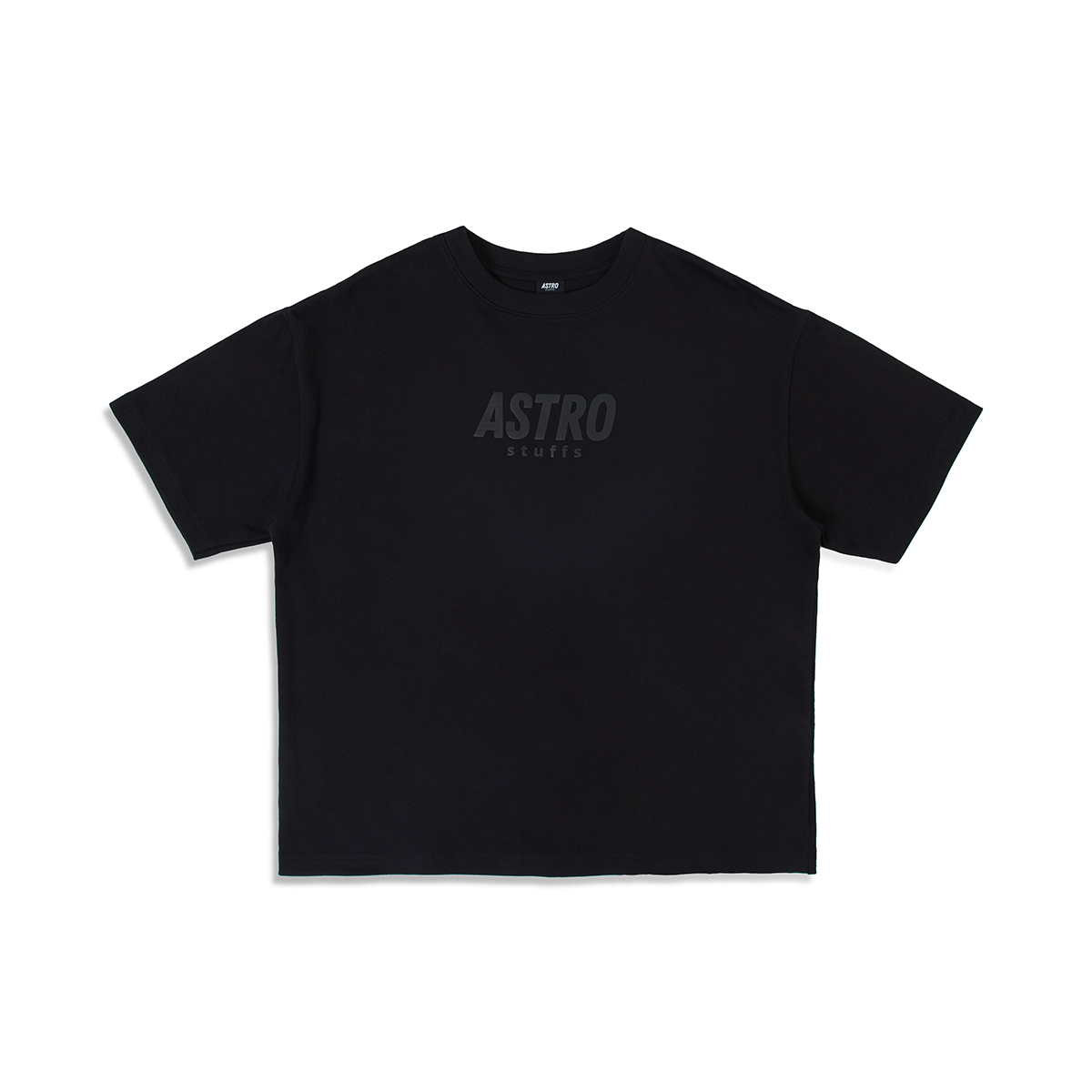 solid logo tee (black)